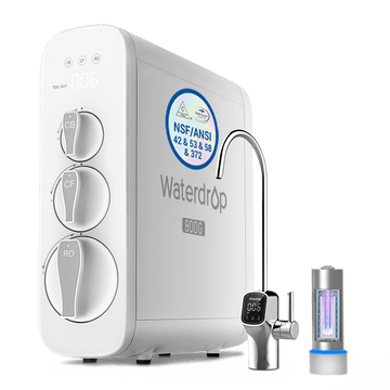 800 GPD Tankless RO System with UV Sterilizing Light - Waterdrop G3P800
