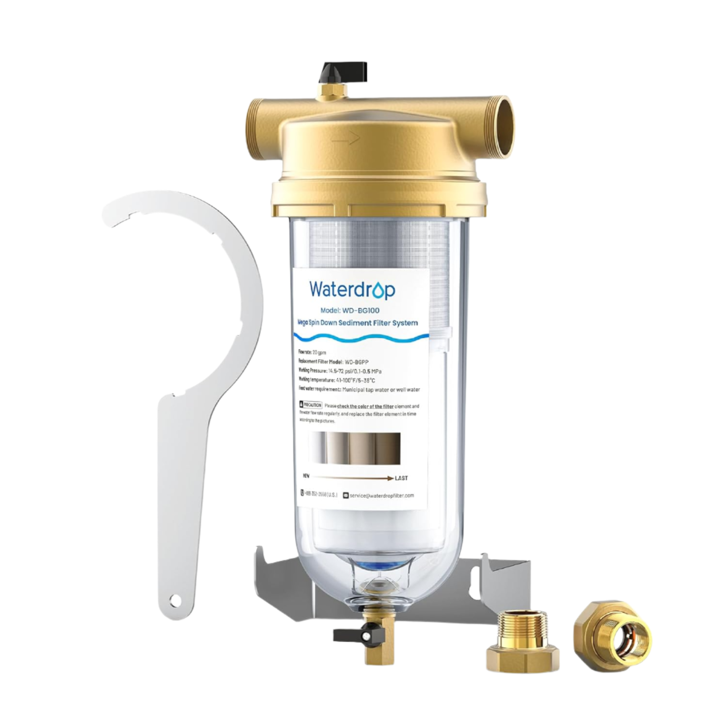 5 Micron Reusable Whole House Water Filter