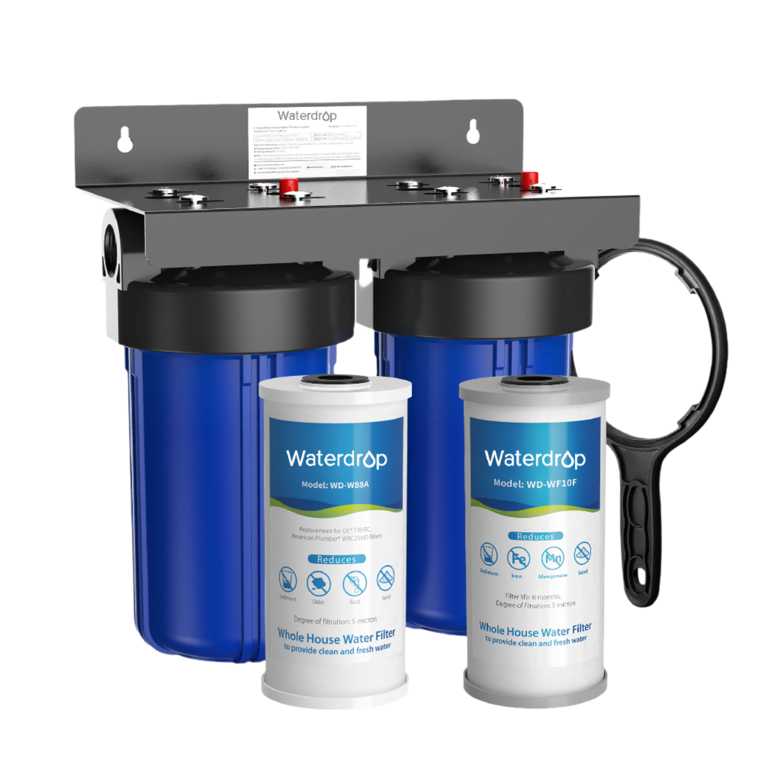 Whole House Water Filter System Reduce Iron&Manganese